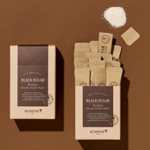 SKINFOOD Black Sugar Perfect Enzime Powder Wash/Энзимная пудра для умывания с черным сахаром 1,2 гр.