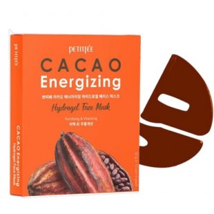 PETITFEE Cacao Energizing Hydrogel Face Mask/Гидрогелевая маска с экстрактом какао 