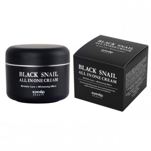 EYENLIP Black Snail All In One Cream/Многофункциональный крем с муцином черной улитки 100 мл.