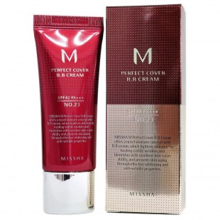MISSHA M Perfect Cover BB Cream / ББ крем с максимальной кроющей способностью 20 мл.