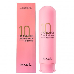MASIL 10 Probiotics Color Radiance Treatment/Бальзам-маска с пробиотиками для защиты цвета 300 мл.
