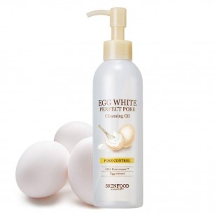 SKINFOOD Egg White Perfect Pore Cleansing Oil/Гидрофильное масло для глубокого очищения пор 200 мл.