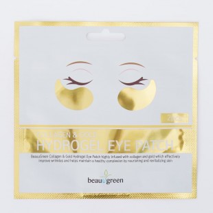BEAUUGREEN Collagen&Gold Hydrogel Eye Patch/Гидрогелевые патчи с коллагеном и золотом 1 пара