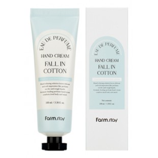 FARMSTAY Eau De Perfume Hand Cream Fall In Cotton/Крем для рук с экстрактом хлопка 100 мл. 