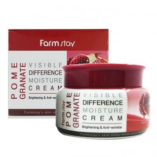 FARMSTAY Visible Difference Moisture Cream Pomegranate/Увлажняющий крем с экстрактом граната 100 мл. 