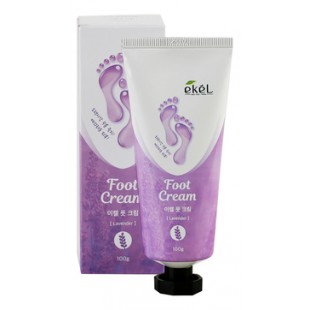 EKEL Foot Cream Lavender/Крем для ног с освежающим ароматом лаванды 100 мл.