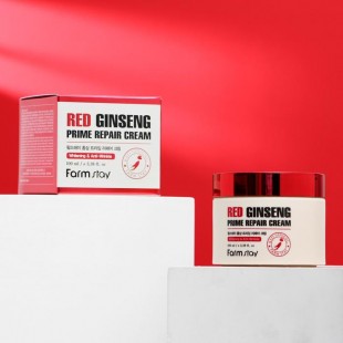 FARMSTAY Red Ginseng Prime Repair Cream/Крем восстанавливающий с красным женьшенем 100 мл.