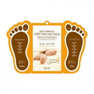MIJIN Soft Miracle Foot Peeling Pack/Пилинг-носочки 2*15 мл.
