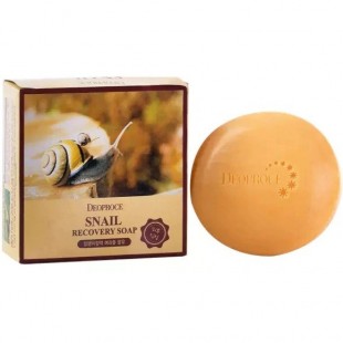 DEOPROCE Snail Recovery Soap/Восстанавливающее мыло с муцином улитки 100 гр.