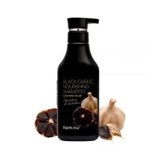 FARMSTAY Black Garlic Nourishing Shampoo/Питательный шампунь с экстрактом черного чеснока 530 мл.