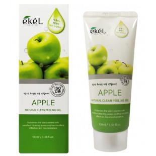 EKEL Natural Clean Peeling Gel Apple/Пилинг- скатка с экстрактом зеленого яблока 100 мл.