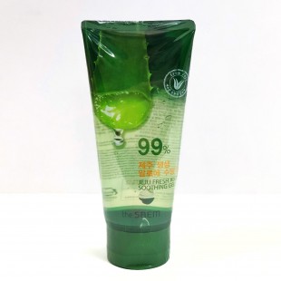 THE SAEM Jeju Fresh Aloe Soothing Gel 99% /Универсальный гель с экстрактом алоэ 120 мл.