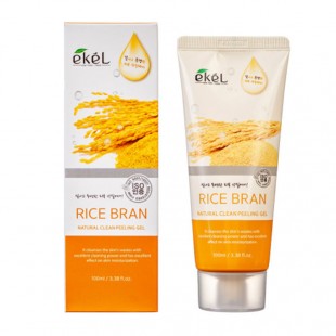 EKEL Natural Clean Peeling Gel Rice Bran/Пилинг - скатка с экстрактом риса 100 мл.