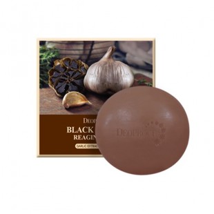DEOPROCE Black Garlic Reaging Soap/Омолаживающее мыло с черным чесноком 100 г.