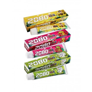DENTAL CLINIC 2080 Kids Toothpaste/Зубная паста детская с фруктовыми ароматами 80 г.