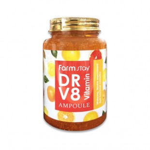 FARMSTAY DR-V8 Vitamin Ampoule/Многофункциональная витаминная сыворотка для лица 250 мл.